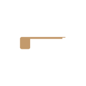 Pilsner - Flush Square Edge Stair Nosing